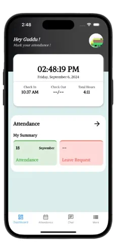 JKM Attendance App Screenshot